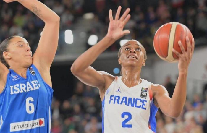 En el partido de baloncesto Francia-Israel en Caen, cada canasta francesa recaudó 30 euros