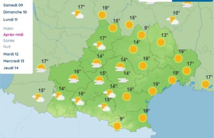 TARJETAS. Aquí están las previsiones de Météo France para el fin de semana largo del 11 de noviembre en Toulouse y Occitania