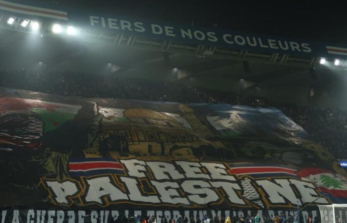 Tras la polémica tifo “Palestina libre”, el PSG prohibirá los tifo en el Parque de los Príncipes en 2024