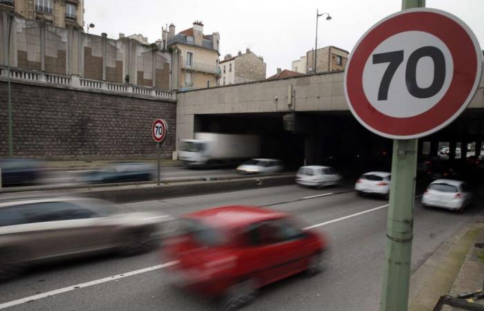 Este tramo de la A86 queda limitado a 70 km/h desde este viernes