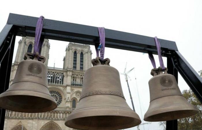 Las campanas de Notre-Dame de París suenan por primera vez desde el incendio de 2019