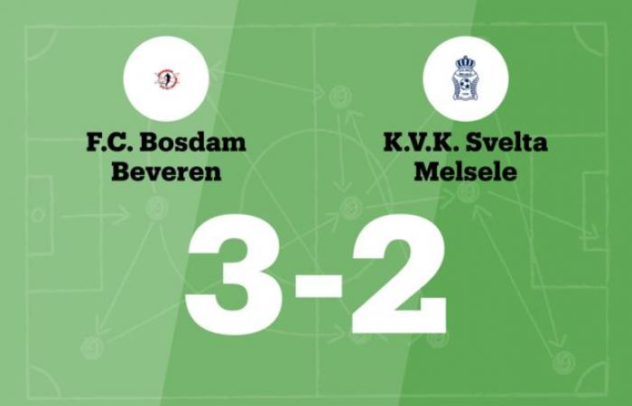 Bosdam Beveren B convierte una desventaja en victoria contra Svelta Melsele B (Beveren-Waas)