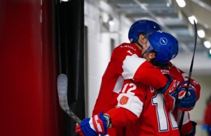 AHL: Alex Barré-Boulet brilla en su regreso; octavo consecutivo para Laval, 4 a 3 contra Belleville