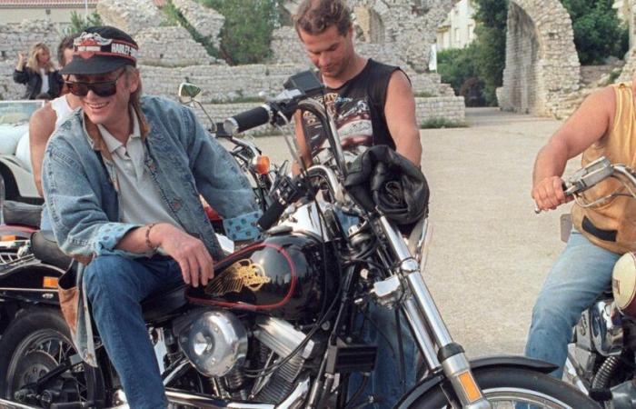 Una Johnny Hallyday Harley Davidson subastada por un particular