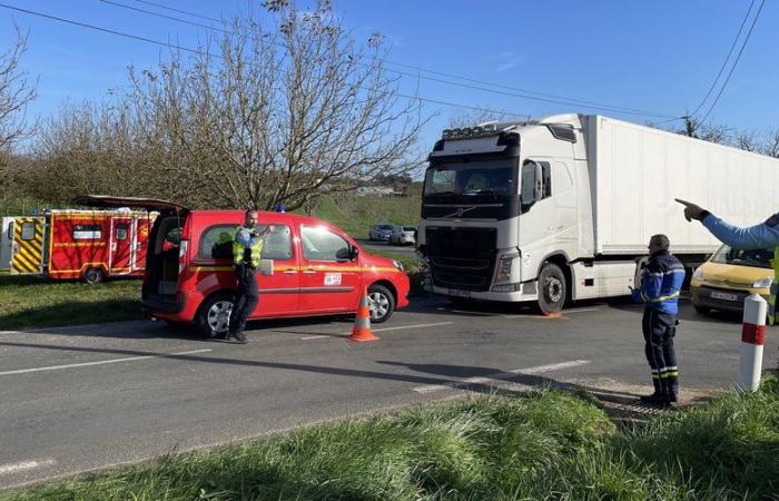 Accidente mortal: tras una colisión con un camión, muere una mujer de Lotoise, su marido, entre la vida y la muerte, fue trasladado en avión por los servicios de emergencia