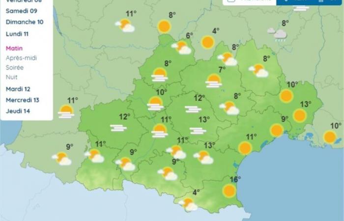 TARJETAS. Aquí están las previsiones de Météo France para el fin de semana largo del 11 de noviembre en Toulouse y Occitania