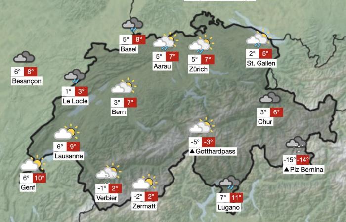 Ahora la nieve cae más por primera vez