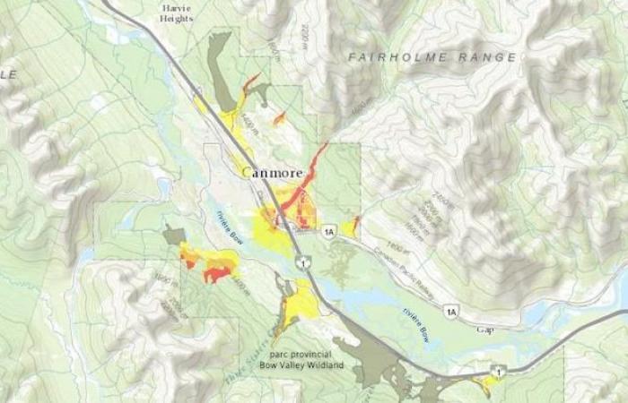 Una nueva estructura en Canmore para evitar inundaciones