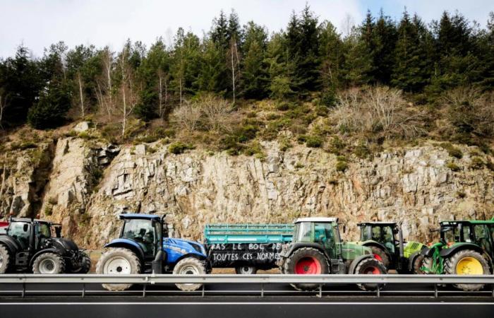 En Corrèze, la ira agrícola en sus inicios