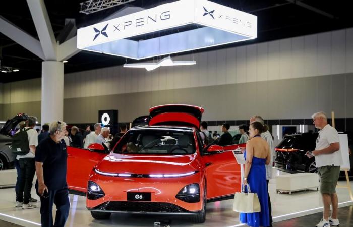 Salón Internacional del Automóvil de Vehículos Eléctricos de Sídney 2024-Xinhua