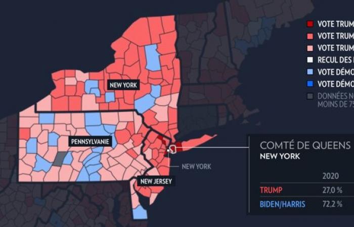 Elecciones presidenciales americanas | ¿Dónde han logrado más avances Trump y Harris?