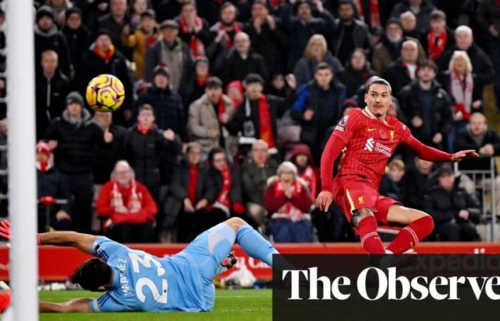 El Liverpool se aleja con cinco puntos después de que Núñez y Salah hundieran al Aston Villa | primera división