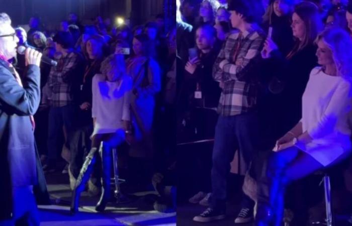 ¡Marc Lavoine le da una serenata a Adriana Karambeu en el corazón de París! (video)