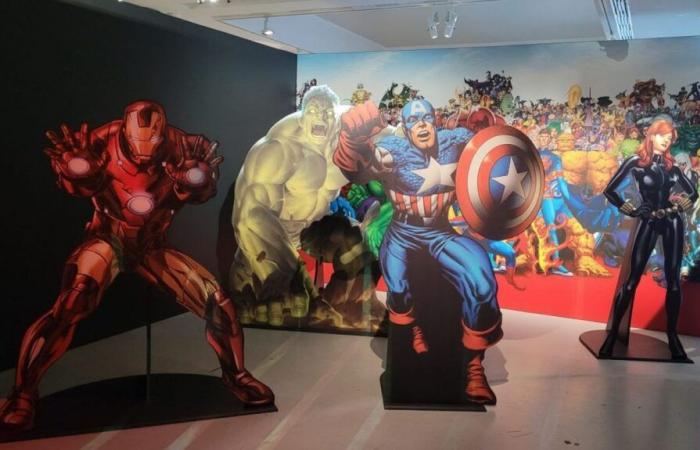 Visita a la exposición de cómics de Marvel en Angoulême.