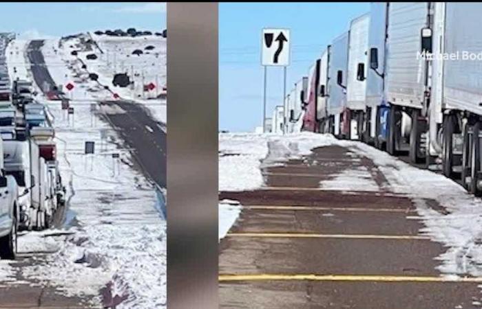 Conductores quedaron atrapados en las carreteras durante horas durante la tormenta invernal