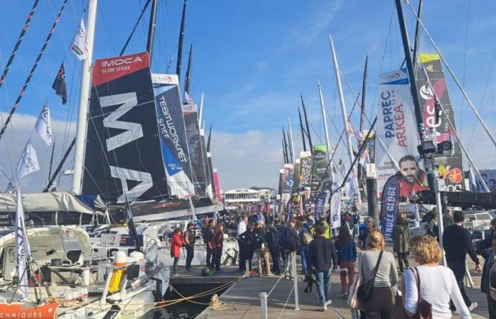 EN FOTOS – “¡Buena suerte! ¡Buen mar!” : último día en el muelle para los patrones de la Vendée Globe antes de la gran salida