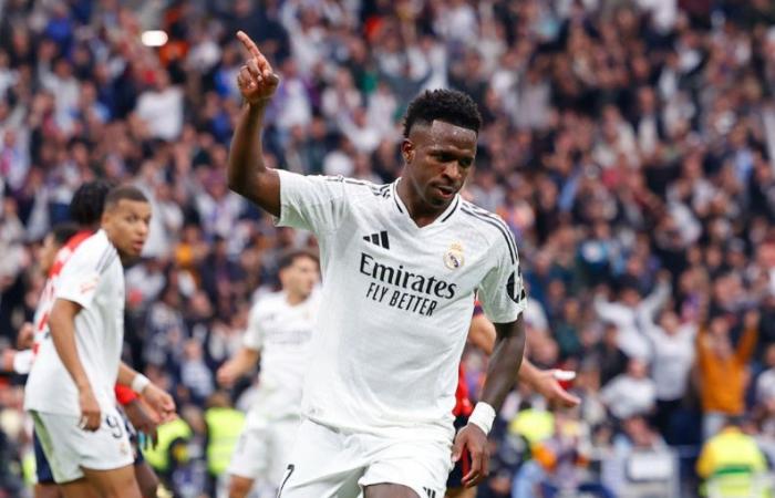 El héroe del hat-trick, Vinicius Junior, lleva al Real Madrid a una muy necesaria victoria en La Liga contra Osasuna