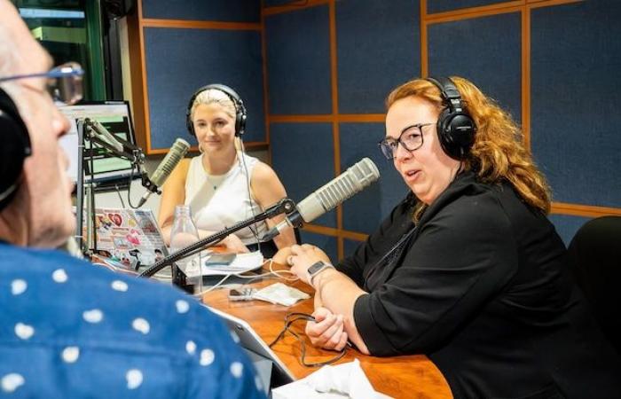 Último programa de radio de la presentadora Catherine Gaudreault