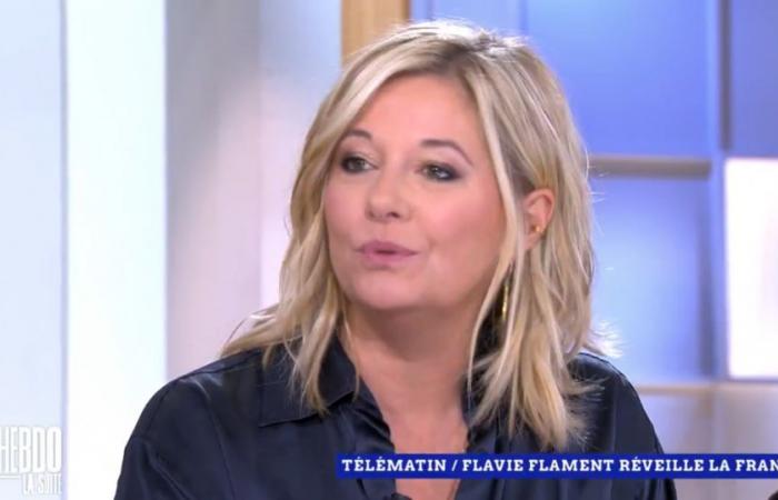 Flavie Flament comparte su nueva vida cotidiana en “Télématin”