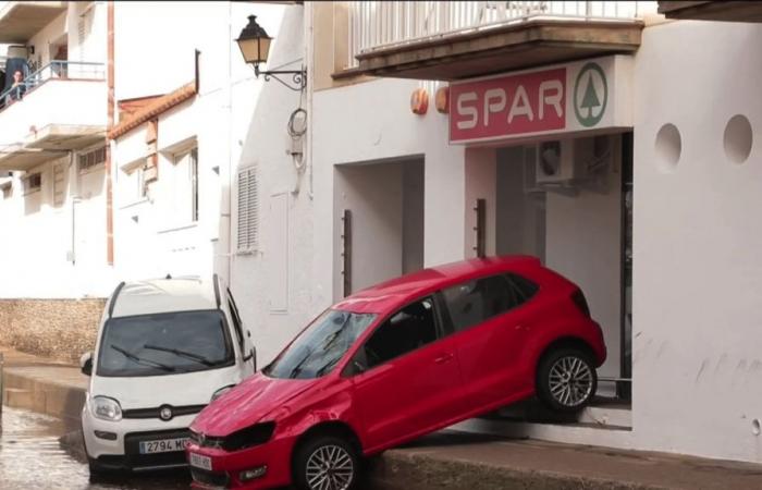 Lluvias torrenciales caen sobre la localidad de Cadaquès