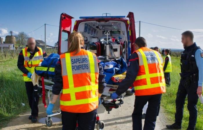 dos personas llevadas al hospital