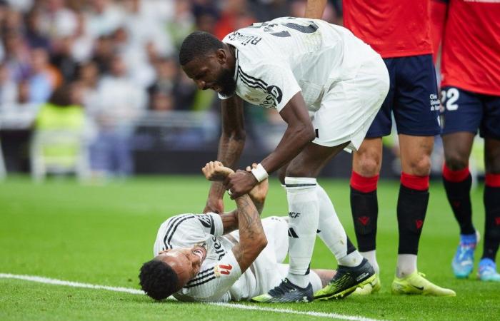 Los gritos de Eder Militao se escuchan en la cobertura televisiva mientras las estrellas del Real Madrid se marchaban con la cabeza entre las manos