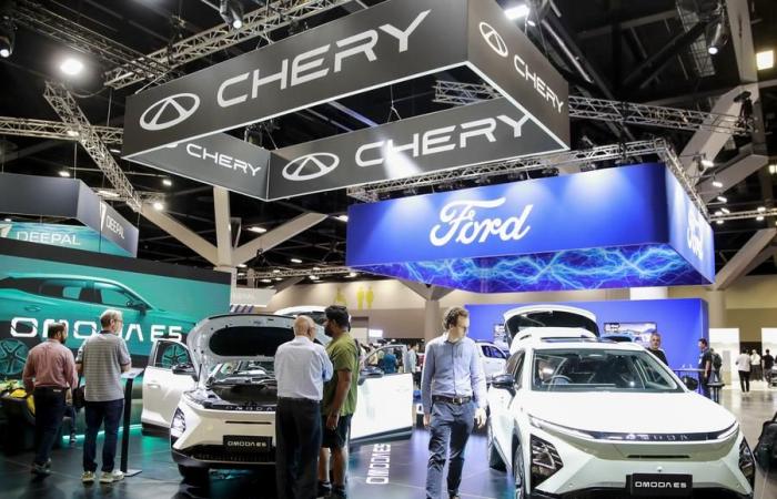 Salón Internacional del Automóvil de Vehículos Eléctricos de Sídney 2024-Xinhua