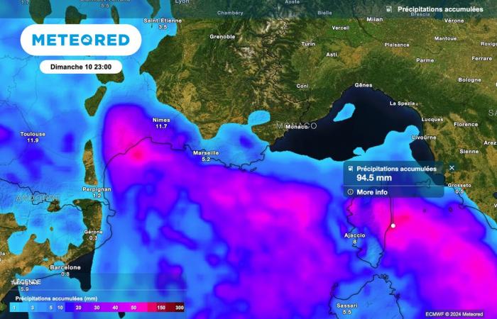 ¡Alta Córcega puesta en alerta naranja por Météo-France!