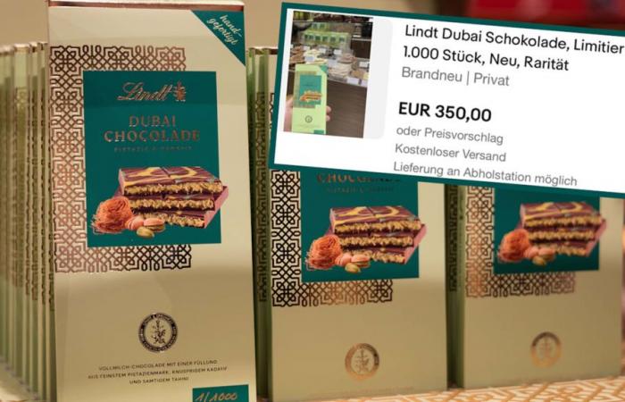 El chocolate de Dubái cuesta 350 euros en eBay Regional