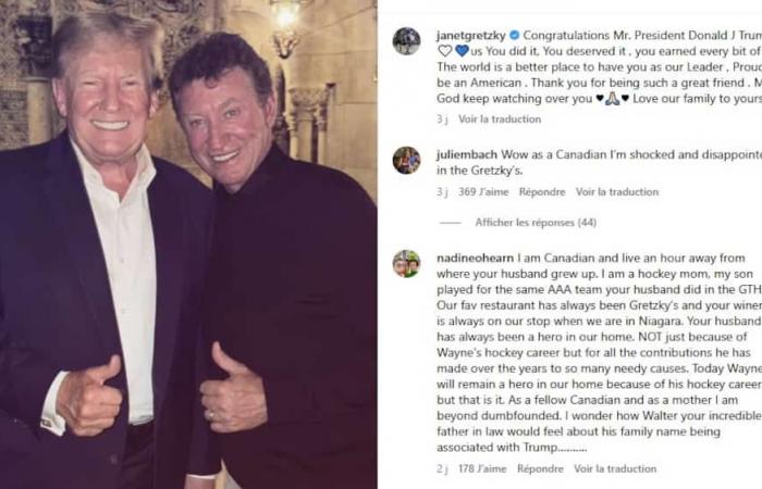 Wayne Gretzky junto a Donald Trump: la maravilla bajo el fuego de los críticos