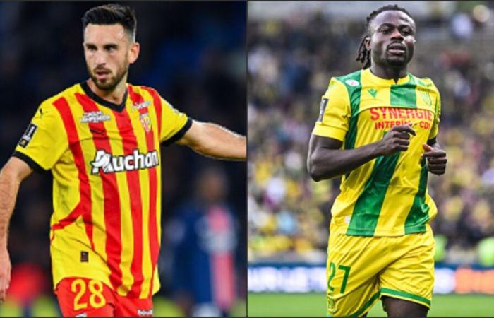 Lens – Nantes: retransmisiones televisivas y no cifradas, streaming y probables composiciones