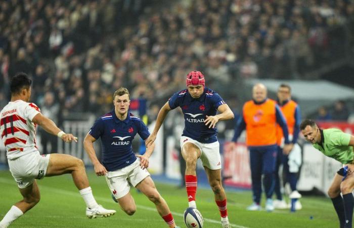 XV de Francia – Por qué fue válido el primer try de los Bleus anotado por Louis Bielle-Biarrey