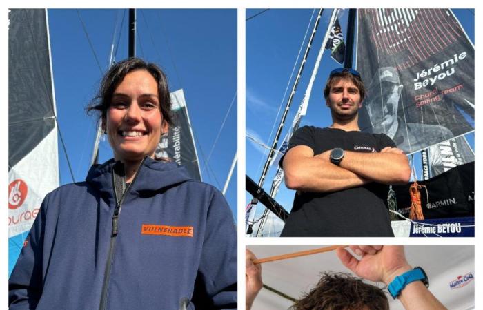 Después de descubrir la navegación en La Rochelle, forman parte de los equipos de patrones de la regata.