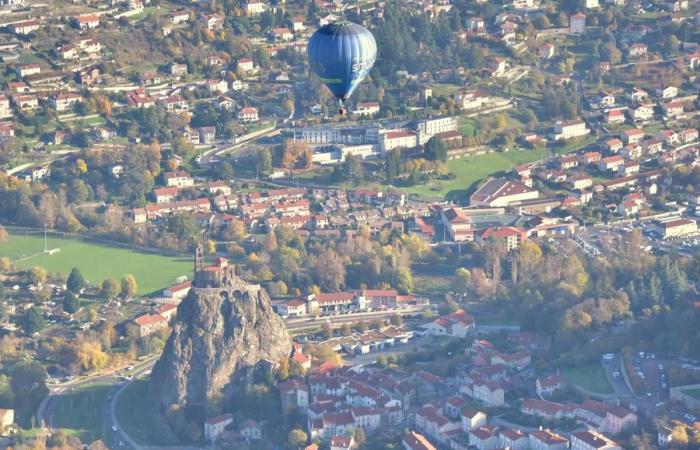 Los globos aerostáticos despegaron sobre Alto Loira