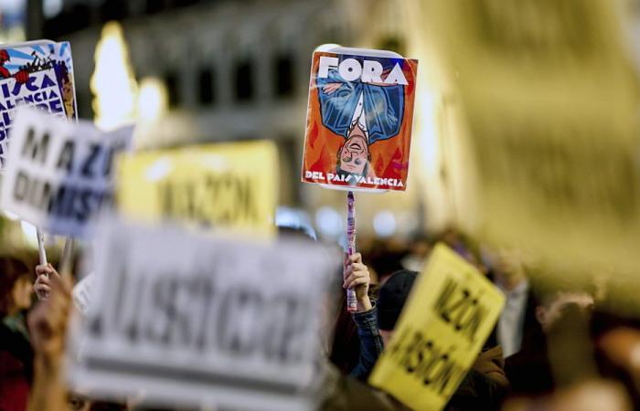 España: manifestaciones para denunciar la gestión de las inundaciones