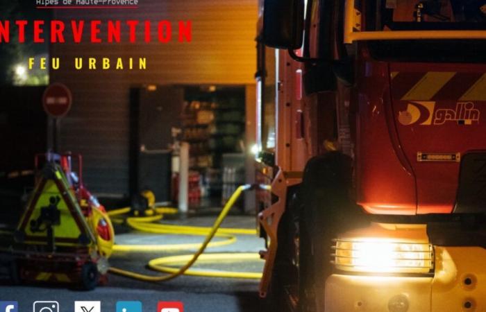 Incendio controlado en un edificio en Volx: intervención exitosa de los bomberos