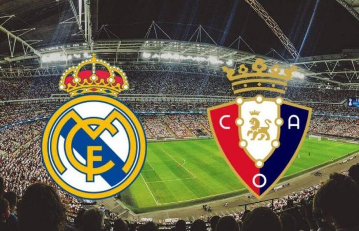 Real Madrid – Osasuna: ¿en qué canal y a qué hora ver el partido en directo?