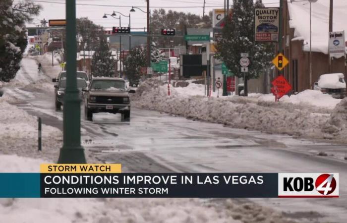 Las condiciones mejoran en Las Vegas tras la tormenta invernal