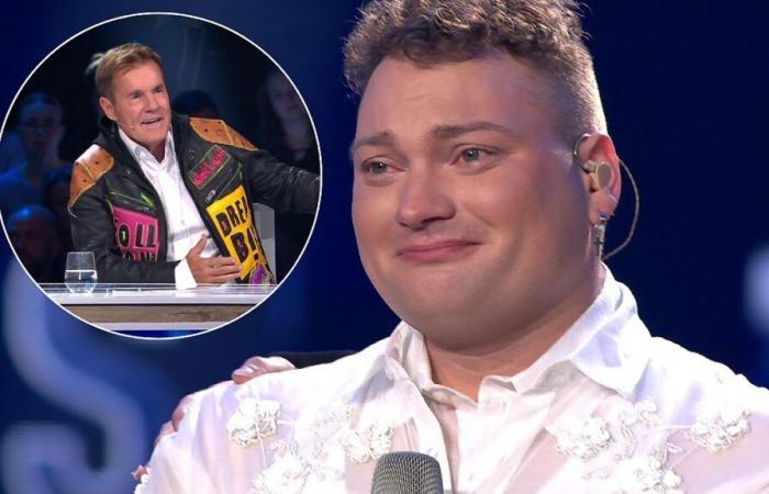 Dieter Bohlen hace llorar al finalista Christian Jährig