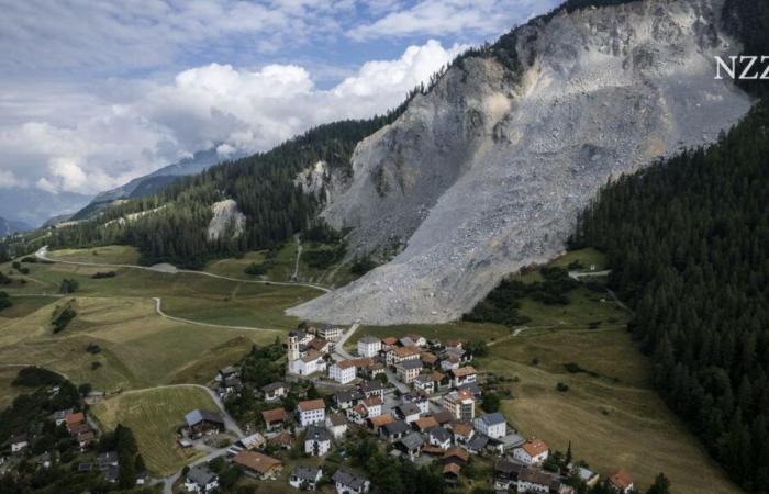 El pueblo de Brienz, en los Grisones, se prepara de nuevo para la evacuación