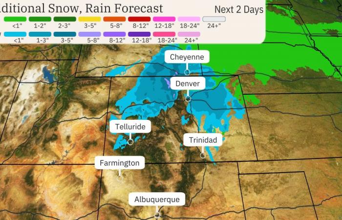 La tormenta invernal se extiende a Colorado