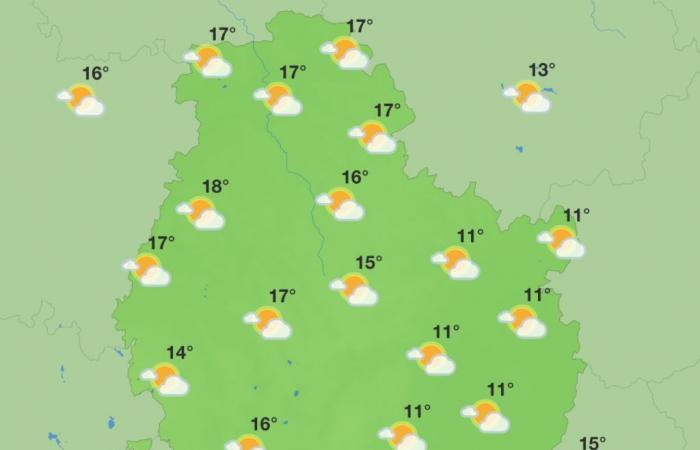 El tiempo en Côte-d’Or: un fin de semana largo con niebla y rachas de sol