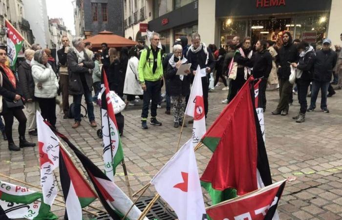 Reunidos en apoyo a Palestina, denuncian la llegada a Francia de un ministro israelí