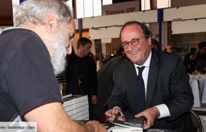 FOTOS – François Hollande y Valérie Trierweiler en la Feria del Libro de Brive: los ex se reunieron con algunos stands separados