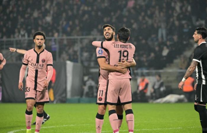 Llevado por dos dobletes, el PSG gana sin forzar en Angers