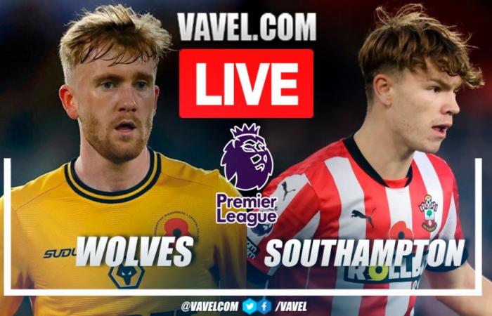 Actualizaciones de resultados en VIVO de Wolverhampton vs Southampton (1-0) | 9 de noviembre de 2024