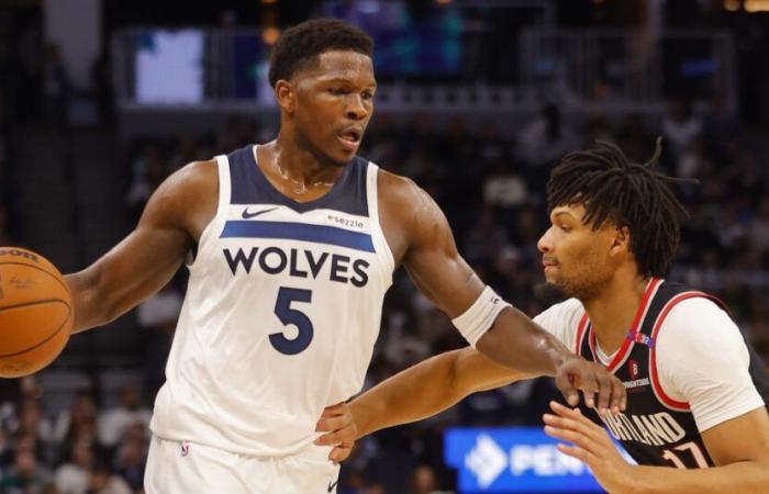 Wolves AAA, Blazers BBB: la clase magistral de Anthony Edwards arrasa con Portland