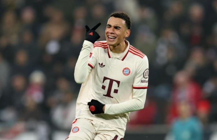 El Bayern domina Sankt Pauli (1-0) gracias a un magnífico gol de Jamal Musiala y amplía la ventaja en el liderato