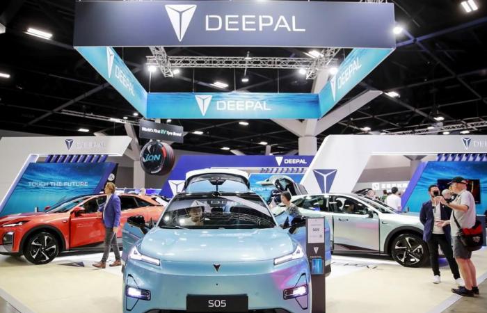 Salón Internacional del Automóvil de Vehículos Eléctricos de Sídney 2024-Xinhua