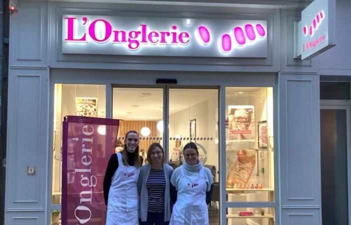 Morinne toma las riendas del salón de manicura L’Onglerie ®, en el centro de Cherburgo